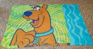 Vintage Dan River Scooby Doo Standard Size Double Sided Pillowcase