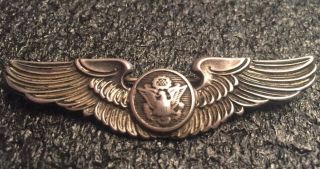 Amico - Ww2 Era Us Army Air Corp Enlisted Crew Wings - Sterling - 3 "