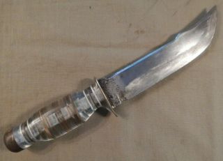 Wwii U.  S.  Army,  Theater Made Fighting Knife,  Aircraft Window Handle,