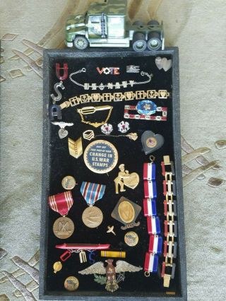 Vintage Wwii Pins And Memorabilia 1940s