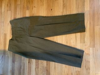 Ww2 Us Army Officers Pants Size W44x L33 Unissued