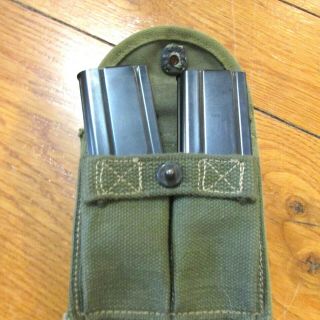 2 M1 Carbine Magazines,  10 Rd.  With Belt Pouch And Sling
