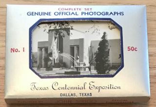 1936 Texas Centennial Exposition Dallas,  Texas Official Photographs Mini