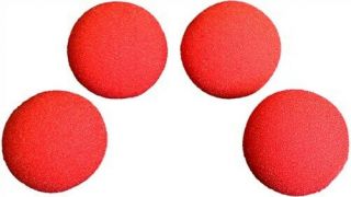 1.  5 Inch High Density Ultra Soft Sponge Ball (red) Pack Of 4 From Magic By Gosh