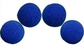 1.  5 Inch High Density Ultra Soft Sponge Ball (blue) Pack Of 4 From Magic By Gosh