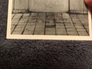 President Abraham Lincoln Tomb Springfield Illinois USA Postcard Vintage 2