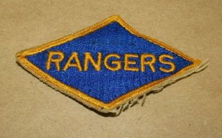 World War Two United States Army Ranger Diamond Patch Rare 11