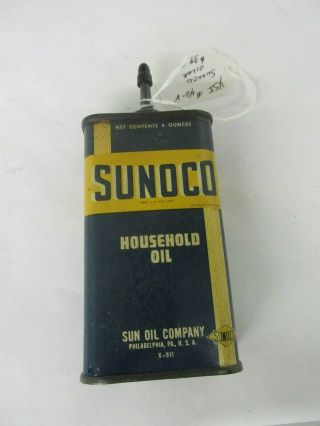 Vintage Sunoco Oil Oiler Gas Automobilia Petroliana Advertising 40 - V