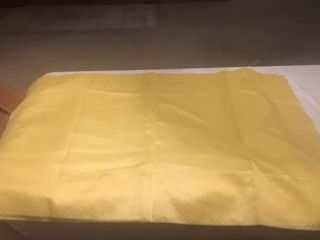 Vintage Yellow Swiss Dot Nylon Curtain Panels Great Vintage Doll Clothes Mater