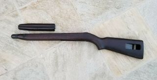 Wwii Inland M1 Carbine Wood Rifle Stock Set – Oval Cut - Low Wood - Br - B Ibm Hg