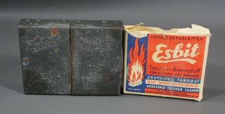 Wwii German Army Heer Filed Kitchen Camp Trench Stove Burner Esbit Kocher Pack