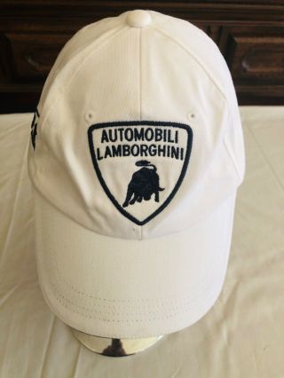 Automobili Lamborghini 50th Anniversary Touring Hat/cap White/black