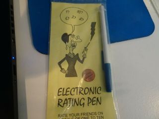 Electronic Rating Pen - Magic Trick - Includes Pen,  Special Penny,  Inst,  & Patter