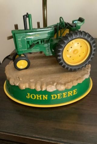 JOHN DEERE Desk Lamp Tractor Base Farm Yard with Shade light and sound 3