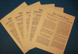 The Castle Keep - Thomas Blue - First 5 Issues - Vol 1,  No.  1 Thru 5 - 1995 - V.  Fine - Oo