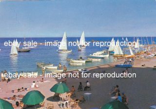 Cyprus Postcard Famagusta Glossa Beach Florida Hotel Soteriou 1960 S