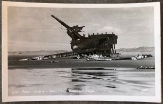 Rppc Oregon Or Coast Peter Ire Dale 1906 Ship Wreck Gearhart C1930s Boyer 241
