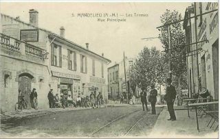 06.  Mandelieu.  Les Termes.  Rue Principale.  Epicerie.  Cafe