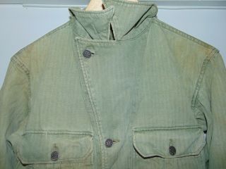World War II WW2 US Army HBT 13 Star Herringbone Uniform Shirt Jacket 3