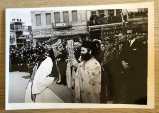 Old Real Photo Postcard Rppc Greece 1968 Kalamata Orthodox Customs Tradition