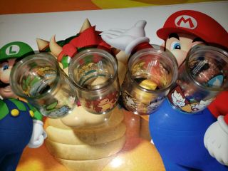 Welch ' s Pokemon Jelly jar glasses,  2,  3,  4 and 9 Nintendo 1999 vtg 3