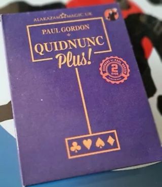 Quidnunc Plus Card Tricks Magic 2 X Dvd Set By Paul Gordon