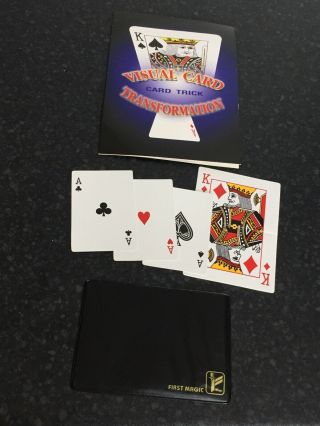 (n) Vintage Card Magic Trick Visual Card Transformation By First Class Magic
