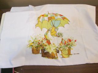 Vintage Holly Hobbie Pillow Case Only