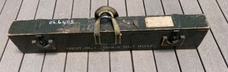 Canadian Lee Enfield Rifle Transport/storage Chest