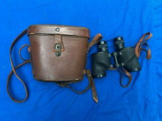 Ww2 Us Army Issued M - 3 Binoculars And Case Made By Nash - Kelvinator 1943