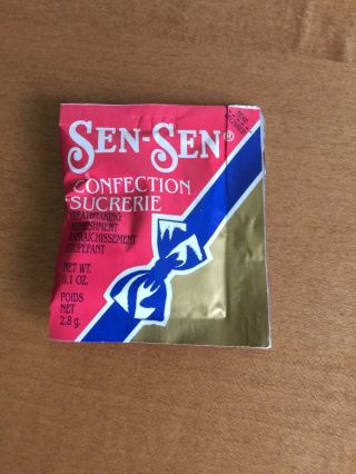Sen Sen Candy Old Vintage Licorice Breath Freshener
