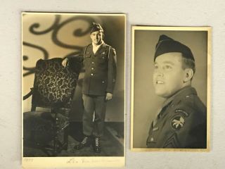 2 Wwii 17th & 82nd Airborne Division Glider Combat Medic Portraits