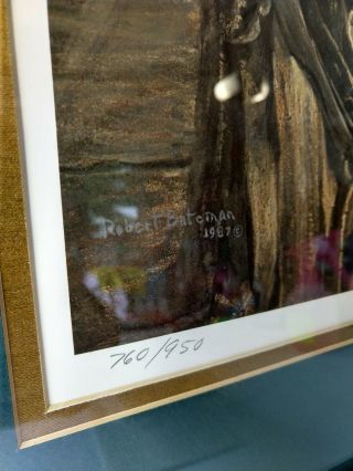 Robert Bateman Barn Swallow & Horse Collar Signed Ltd Ed 760/950 Matted Framed