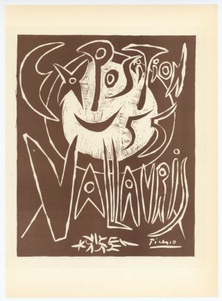 Picasso Lithograph Poster (printed By Mourlot) 6677676