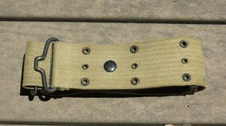 Ww1 Us Army Military M1910 Pistol Belt Web Field Gear Mills