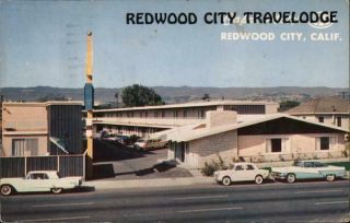 1961 Redwood City Travelodge,  Ca San Mateo County California Mike Roberts Vintage