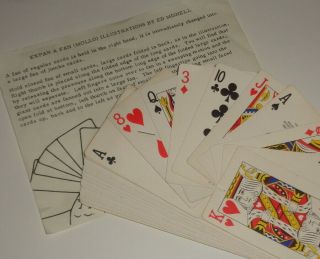 Vintage Magic Trick,  Expand A Fan,  Mollo Magic,  Card Trick Magician