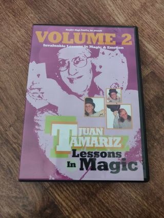 Lessons In Magic Vol 2 By Juan Tamariz Dvd