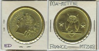 Magic Token - Mt248.  000 - Mayette - Bronze - France - Republique Francais - Large Owl - Rf