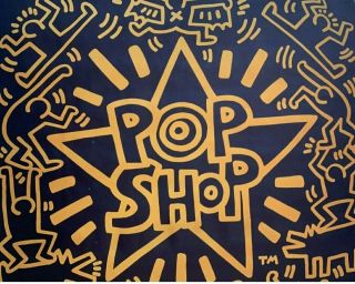 Keith Haring ' s store POP SHOP - poster from the SOHO NYC 1980 ' s Graffiti art 2
