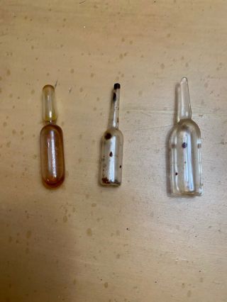 Ww2 Medical Glass Ampoules