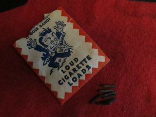 Vintage Novelty Magic Trick Loud Cigarette Loads 1950s Practical Joke Gag Prank