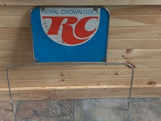 Vintage Rc Royal Crown Cola Store Display Rack Sign Ds Soda Pop 1970’s Gas Oil