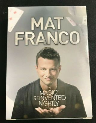 Mat Franco - Magician Autograph Signed Playing Cards - Magic Reinvented Nightly