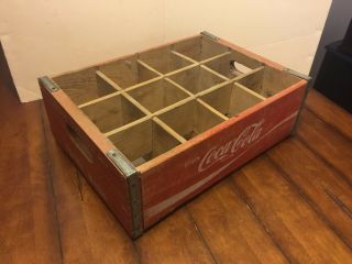 Vintage Coca Cola Red Wood Crate Abc American Box Corp San Francisco