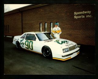 Car Auto Racing Oversized Postcard Nascar Ed Berrier Winston Salem,  Nc 1988
