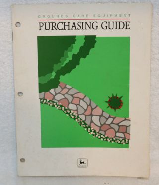 John Deere Grounds Care Equipment Purchasing Guide Brochure