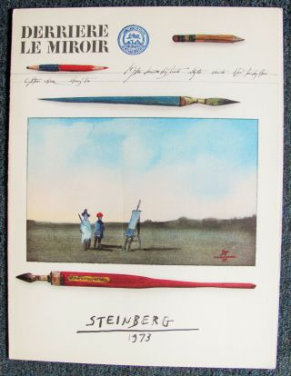 Saul Steinberg - Derriere Le Miroir 205 (front Cover) - 1973 - Us
