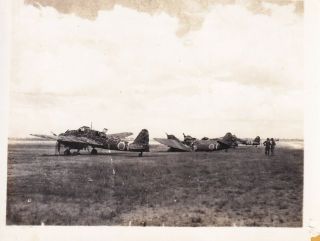 Wwii Photo Captured Japanese Ki - 45 Nick Bombers Luzon Philippines 38