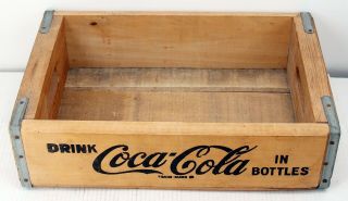 Coca - Cola Natural Wood Coke Bottle Wooden Crate Los Angeles Repop Tribute